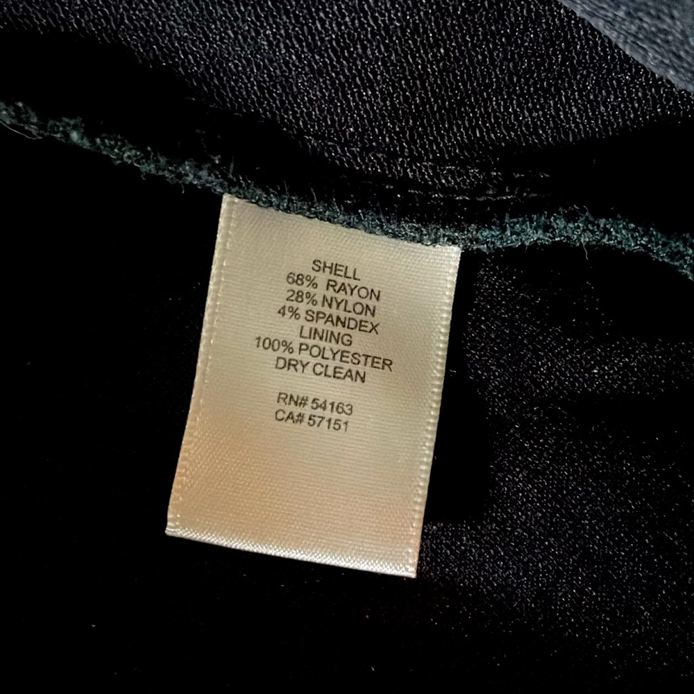 Eliza J Hunter Green Tiered Peplum Cocktail Dress.  Size 10. - Picture 4 of 4